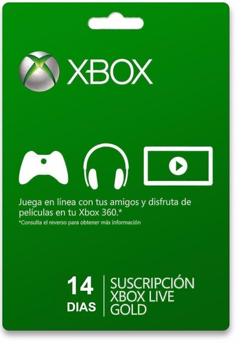 Xbox Live Gold 14 Dias Codigo Digital - Gexero's Store