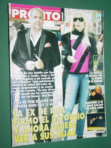 Revista Pronto 889 Prandi Julieta Diaz Pelicori Raggi Rojas