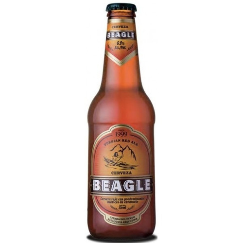 Cerveza Beagle Red Ale - La Fueguina - X 4 Unidades