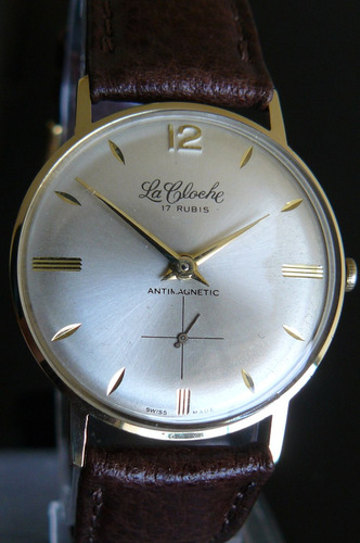 Oferta Reloj Oro Solido 14k Suizo La Cloche Cuerda 17 Rubis