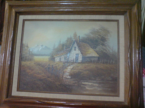 Precioso Paisaje. Pintura Al Óleo. Firmada.