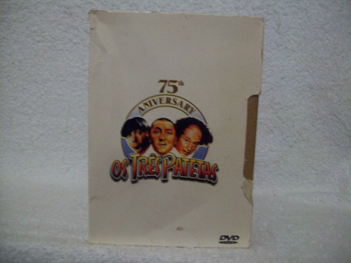 Box Original Com 04 Dvds Os Três Patetas- 75th Aniversary