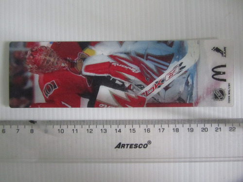 Postal Tridimensional De Jugador De Hockey Sobre Hielo 3d