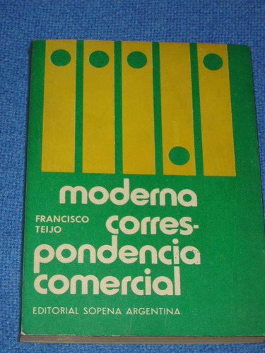 Antiguo Libro  Moderna Correspondencia Comercial