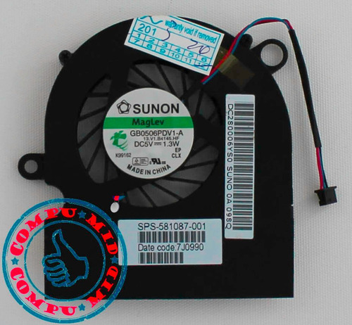 Ventilador Hp Probook 5310m 581087-001