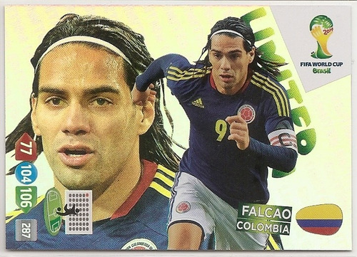 Limited Edition Falcao Card Adrenalyn Xl Panini Copa 2014