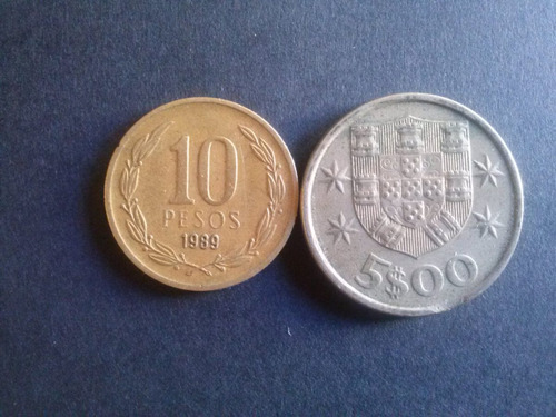 Moneda Portugal 2,50 Escudos 1976 Níquel (c24)