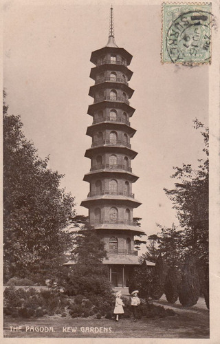 Postal 1907 Jardin Botanico Londres Inglaterra Kew Gardens