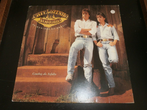 Lp Chitãozinho & Xororó - Cowboy Do Asfalto, C/ Encarte 1990