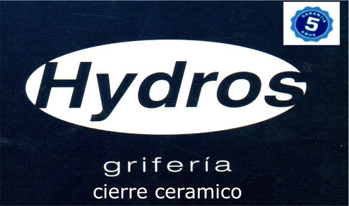 Imagen 2 de 9 de Griferia Lavatorio Baño Hydros Kiss Cierre Ceramico Lever