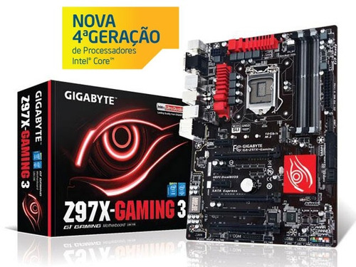 Placa Mae Lga 1150 Intel Gigabyte Ga-z97x Gaming 3