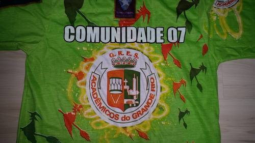 Camisa Do Academicos Do Grande Rio Comunidade 07 - Tam G