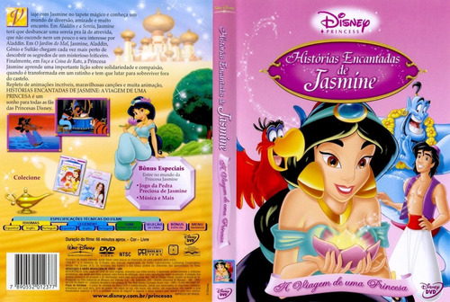 Dvd Lacrado Disney Historias Encantadas De Jasmine