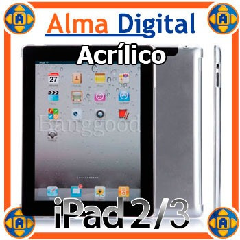 Carcasa Acrilico iPad 2 3 4 Estuche Protector Plastico Apple