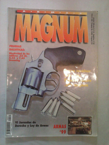 Revista Magnum 121 Revolver Taurus Titanium 357 Magnum