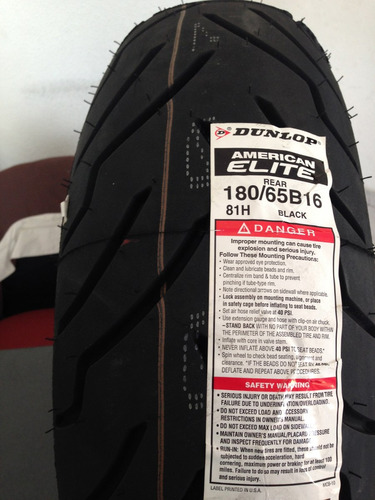 Llanta 180/65-16 Dunlop American Elite Moto Harley O Touring