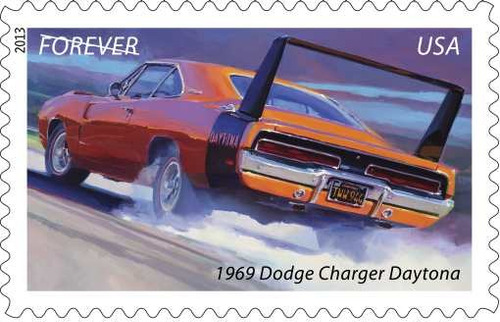 Dodge Charger Daytona 1969 - Autos Clásicos - Lámina 45x30cm