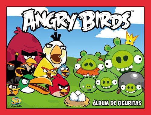 Album Angry Birds Con 5 Sobres De Figuritas