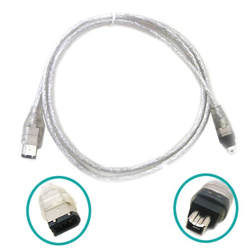 Cable Firewire 1394b 400 6 Pines A 4 Pines Macho 90cm 3 Pies