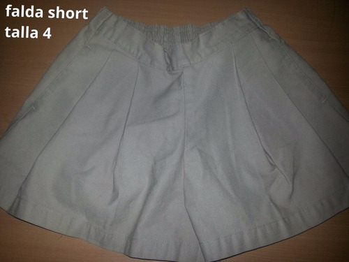 Falda Short Para Niñas Usadas Talla 4-y-6 | MercadoLibre
