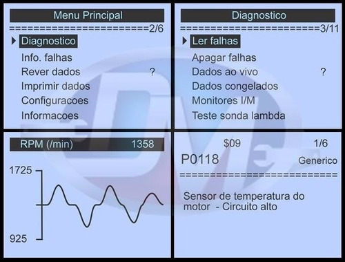 Imagem 3 de 6 de Scanner Automotivo Leitor Obdii Original Dm Ferramentas