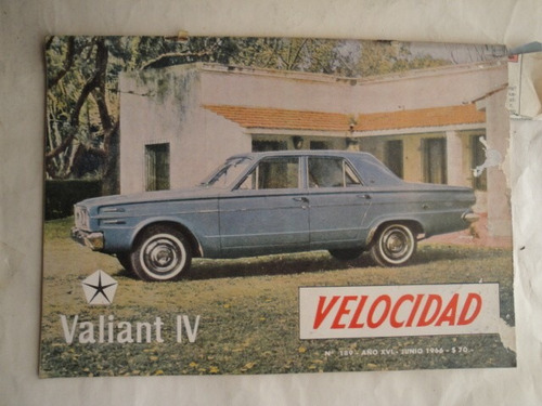 Velocidad 189 Valiant 4 Chrysler 300 X Fiat 124 Skoda 1000mb