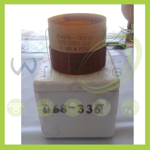 Imagen 3 de 3 de Bobina De 3 Para Cerwin Vega 4 Puntas 4 Ohms 068-336 Winners