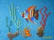 Imagen 7 de 10 de Figura Mosaico Caballito De Mar 25 Cms. Para Alberca