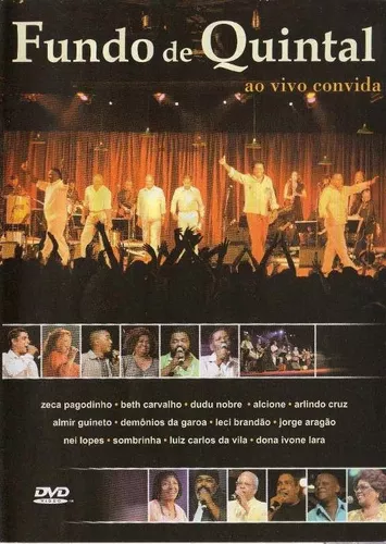 Dvd Fundo De Quintal - Ao Vivo Convida