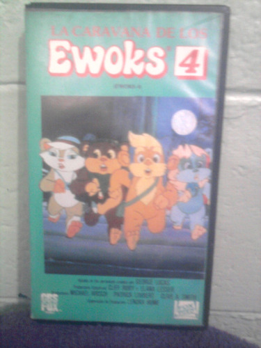 Vhs Caricatura Los Ewoks Vol. 4 En Español Star Wars Vintage