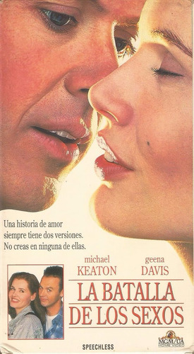 La Batalla De Los Sexos Vhs Michael Keaton Geena Davis