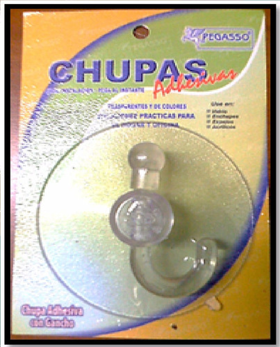 Imagen 5 de 10 de Publicidad Chupa Transparen 9cm+gancho Paqx3unds