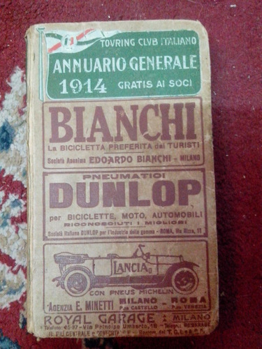 Annuario Generale 1914 - Touring Club Italiano (tci)