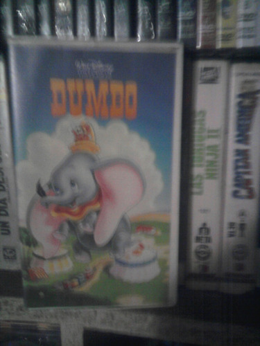 Vhs Película Dumbo Anime Manga Caricatura Walt Disney