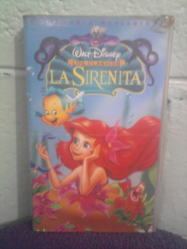Vhs Película La Sirenita Anime 1a. Edición Walt Disney