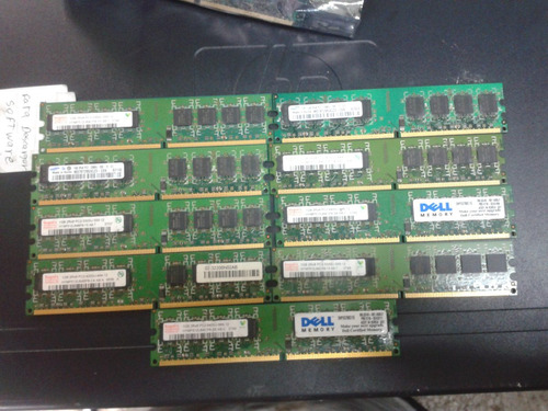 Memoria Ddr2 De 1gb Bus 800 Baja Densidad 16 Chips