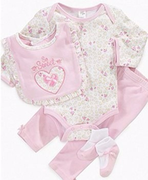 Guagua Conjunto 4 Piezas 6 A 9 Meses Baby Gear Regalo