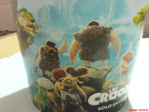 Los Croods   Dreamworks  Balde De Pochoclos Grande (vacio)