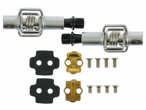Imagem 2 de 6 de Pedal Clip Crank Brothers Egg Beater 1 Mola Preta Bike