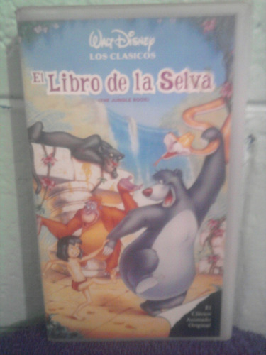 Vhs Película El Libro De La Selva 1a. Edic Anime Walt Disney