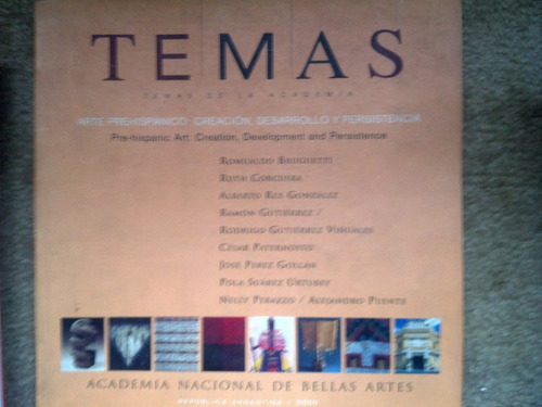 Temas De La Academia De Bellas Artes. Vol.2 Prehispánico