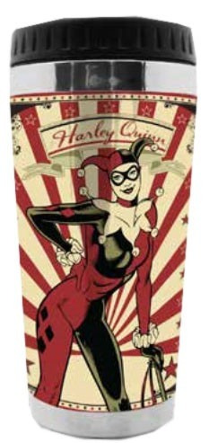 Copo Térmico Dc Comics Oficial : Harley Quinn