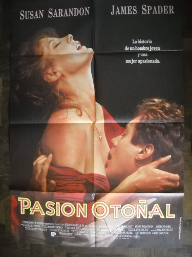 Afiche Cine Pasion Otoñal Susan Sarandon James Spader