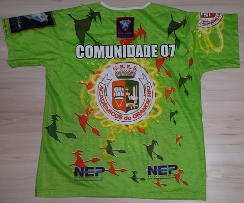 Camisa Do Academicos Do Grande Rio Comunidade 07 - Tam G