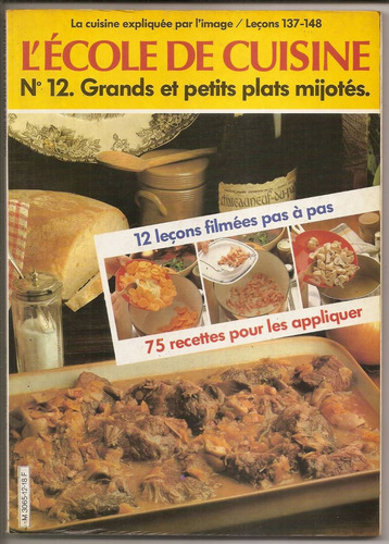 Libro De Cocina L´école De Cuisine En Francés Nº12 