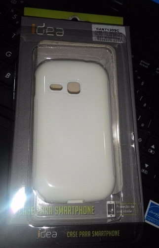 Capa Case Tpu Samsung Galaxy Young Branco + Frete Grátis