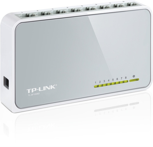 2 Pzas. Switch 8 Puertos 10/100 Tl-sf1008d Tp-link Puebla