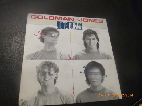 Vinilo Single De Jan Jacques Goldman -- Je Te Donne ( H37
