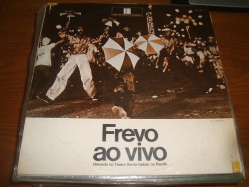 Frevo Ao Vivo Gravado No Teatro Santa Isabel - Vinilo