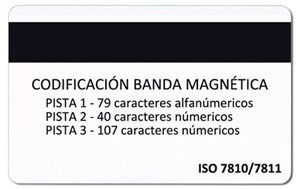 Imagen 4 de 6 de Tarjetas Pvc Blancas Banda Magnetica Fargo Hi Co Pack 500u